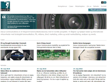 Tablet Screenshot of discus-communications.dk